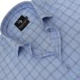 Checks Blue Shirt : Business