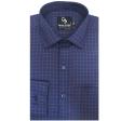 Checks Blue Shirt : Business