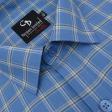 Checks Blue Shirt : Business
