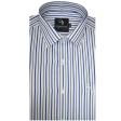 Stripes Blue Shirt : Business