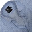Stripes Blue Shirt : Business