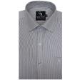 Stripes Gray Shirt : Business