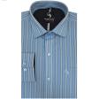 Stripes Blue Shirt : Business