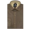 Stripes Khakhi Shirt : Business