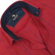 Checks Rust Shirt : Business