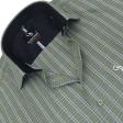 Checks Green Shirt : Business