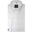 Self Design White Shirt : Business
