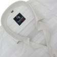 Self Design White Shirt : Business