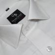 Self Design White Shirt : Business