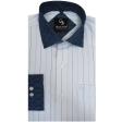 Stripes Blue Shirt : Business