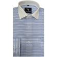 Stripes Blue Shirt : Business