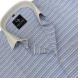 Stripes Blue Shirt : Business