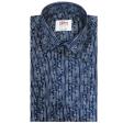 Print Blue Shirt : Ditto