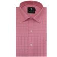 Checks Pink Shirt : Business