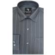 Stripes Dark Gray Shirt : Business