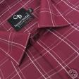 Checks Maroon Shirt : Business