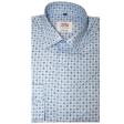 Print Blue Shirt : Ditto