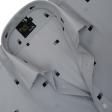 Print Gray Shirt : Party