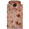 Print Peach Shirt : Party