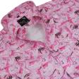 Print Pink Shirt : Party
