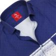 Combination Navy Blue Shirt : Party