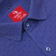 Combination Navy Blue Shirt : Party