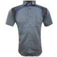 Handpainted Gray Shirt : Ditto