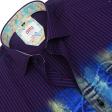 Handpainted Blue Shirt : Ditto