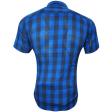 Handpainted Blue Shirt : Ditto