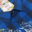 Handpainted Blue Shirt : Ditto