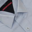 Self Design Light Blue Shirt : Slim