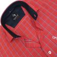 Checks Red Shirt : Business