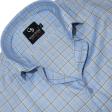 Checks Blue Shirt : Business