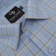 Checks Blue Shirt : Business