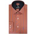Stripes Rust Shirt : Business