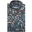 Print Gray Shirt : Party