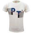 Print White T-shirt : Itutu (Slim Fit)