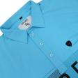 Combination Aqua Blue T-shirt : Regular