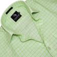 Checks Green Shirt : Business