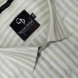 Stripes Light Green Shirt : Business