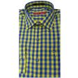 Checks Lemon Shirt : Slim