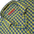 Checks Lemon Shirt : Slim