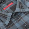 Checks Dark Gray Shirt : Slim