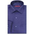 Self Design Purple Shirt : Slim