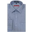 Self Design Dark Blue Shirt : Slim