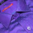 Self Design Purple Shirt : Slim