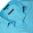 Self Design Blue Shirt : Slim
