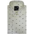 Print Cream Shirt : Party