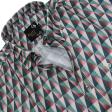 Print Green Shirt : Party