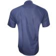 Handpainted Navy Blue Shirt : Ditto